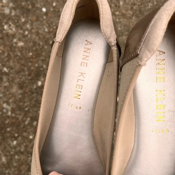 Anne Klein Women's Beige Loafers - Picture 8 of 8